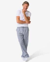 HEMA Herenpyjamabroek Flanel Ruiten