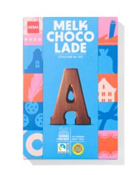 HEMA HEMA Chocoladeletter Melk A 140g