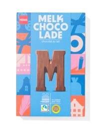 HEMA HEMA Chocoladeletter Melk M 140g