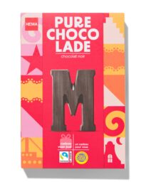 HEMA HEMA Chocoladeletter Puur M 140g