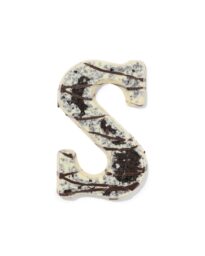 HEMA HEMA Chocoladeletter Wit Cookies Cream S 125g