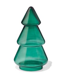 HEMA HEMA Kerstboom 14.7x25x14.7cm Glas Groen
