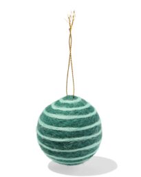HEMA HEMA Kersthanger ⌀6cm Vilt Bal Groen (groen)