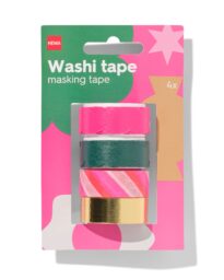 HEMA HEMA Washitape Kerst - 4 Stuks (multi)