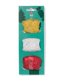 HEMA HEMA Cadeaulint Glitter - 3 Stuks (multi)