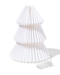 HEMA HEMA Led Honeycomb Kerstboom 22x27.5x22cm Wit