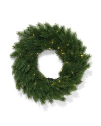 HEMA Kerstkrans Met Lichtjes (groen)