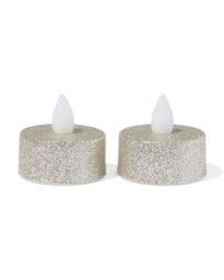 HEMA HEMA Theelichtjes Led Goud (wit)