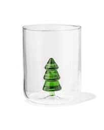 HEMA Waterglas 380ml met figuurtje kerstboom