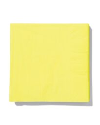 HEMA Servetten 33x33cm Papier Geel - 20 Stuks