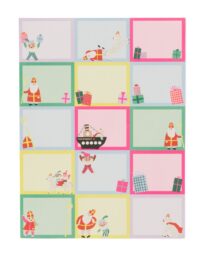 HEMA Naamstickers Sint - 30 Stuks