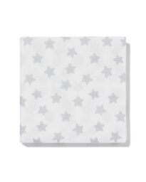 HEMA HEMA Servetten 24x24 Papier Sterren - 20 Stuks (zilver)
