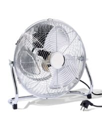 HEMA HEMA Vloerventilator Extra Power Chroom Ø35cm
