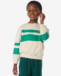 051 Kindersweater Strepen Ecru (ecru)