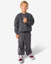 HEMA HEMA Kinder Sweatbroek Donkergrijs (donkergrijs)