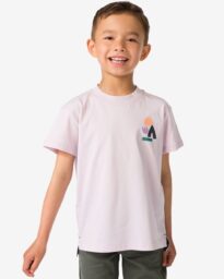 HEMA Kinder T-shirt Print Lavendel (lavendel)