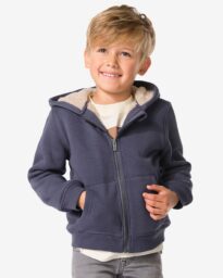 051 Kinder Sweatvest Donkergrijs (donkergrijs)