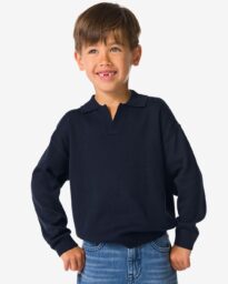 HEMA HEMA Kinderpolo Donkerblauw (donkerblauw)