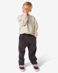HEMA Kinderbroek corduroy grijs (grijs)