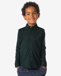 HEMA HEMA Kinderoverhemd Katoen Groen (groen)