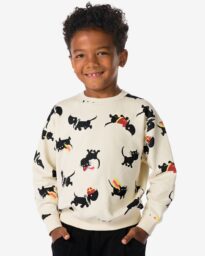 HEMA HEMA Takkie Kindersweater Ecru (ecru)