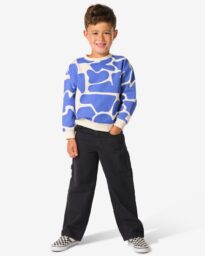 051 Kinderbroek Cargo Zwart (zwart)