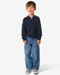 051 Kinderbroek Cargo Middenblauw (middenblauw)