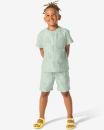 HEMA Kinder Kledingset Badstof Bomen Groen (groen)