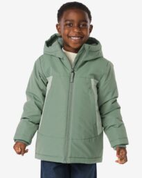 HEMA HEMA Kinderjas Kleurblok Groen (groen)