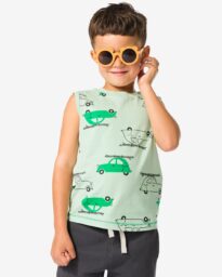 HEMA Kinderhemden Auto&apos;s - 2 Stuks Ecru (ecru)
