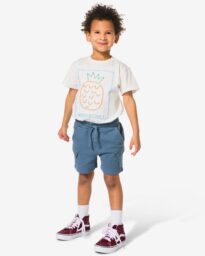 HEMA Kinder Cargo Sweatshort Donkerblauw (donkerblauw)