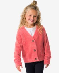 HEMA HEMA Kindervest Fluffy Roze (roze)