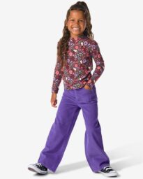 HEMA HEMA Kinderbroek Corduroy Paars (paars)