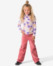 HEMA HEMA Kinderbroek Velvet Roze (roze)