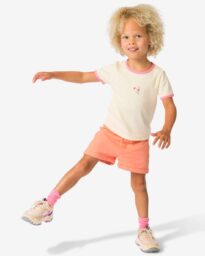 HEMA Kinder Sweatshort Perzik (perzik)