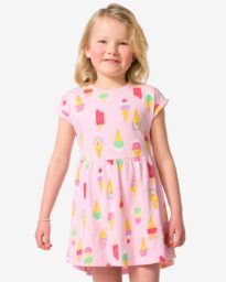 HEMA Kinderjurk Ijsjes Roze (roze)