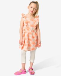 HEMA Kinderjurk Bloemen Lichtroze (lichtroze)