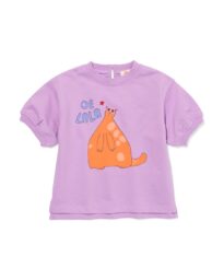 baby T-shirt kat paars
