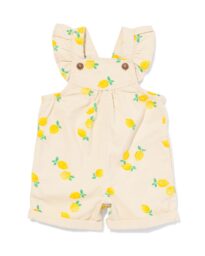HEMA Babytuinbroek Citroenen Ecru (ecru)