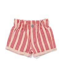 baby korte broek strepen rood