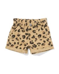 HEMA Baby Korte Broek Luipaard Bruin (bruin)