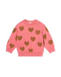 HEMA Babytrui hartjes roze (roze)