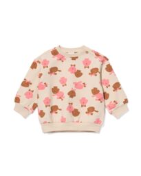 HEMA HEMA Babysweater Honden Ecru (ecru)