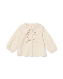 HEMA Babyblouse corduroy ecru