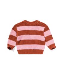 babytrui strepen roze