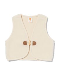 HEMA Babygilet Teddy Ecru (ecru)