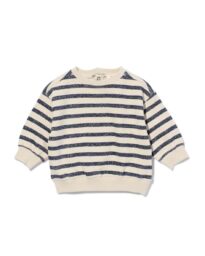 baby sweater strepen ecru