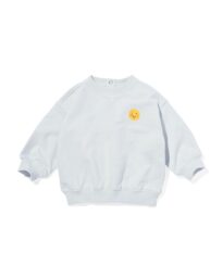 HEMA Babysweater Gezichtje Lichtblauw (lichtblauw)