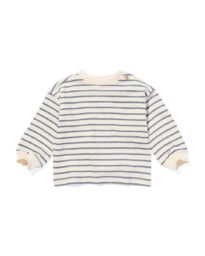 HEMA Baby T-shirt Strepen Ecru (ecru)
