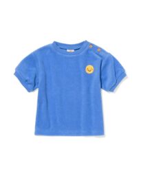 baby T-shirt badstof blauw